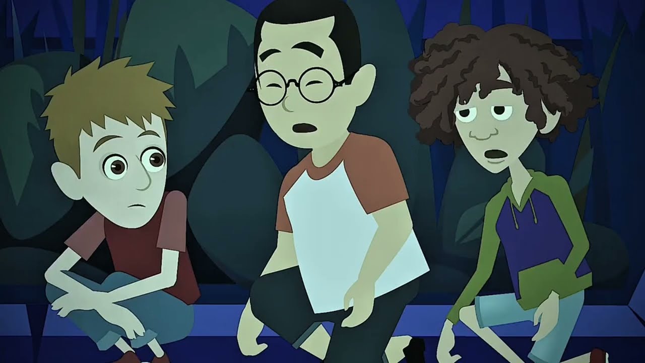 Creepy story of Three Friends🔙⏬#viral 