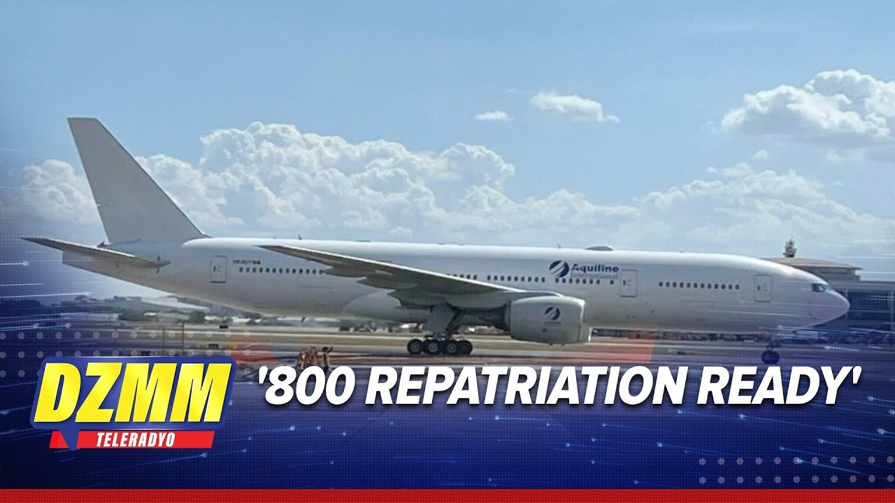 800 Filipinos still seeking repatriation; 4th PH chartered flight to leave Sunday