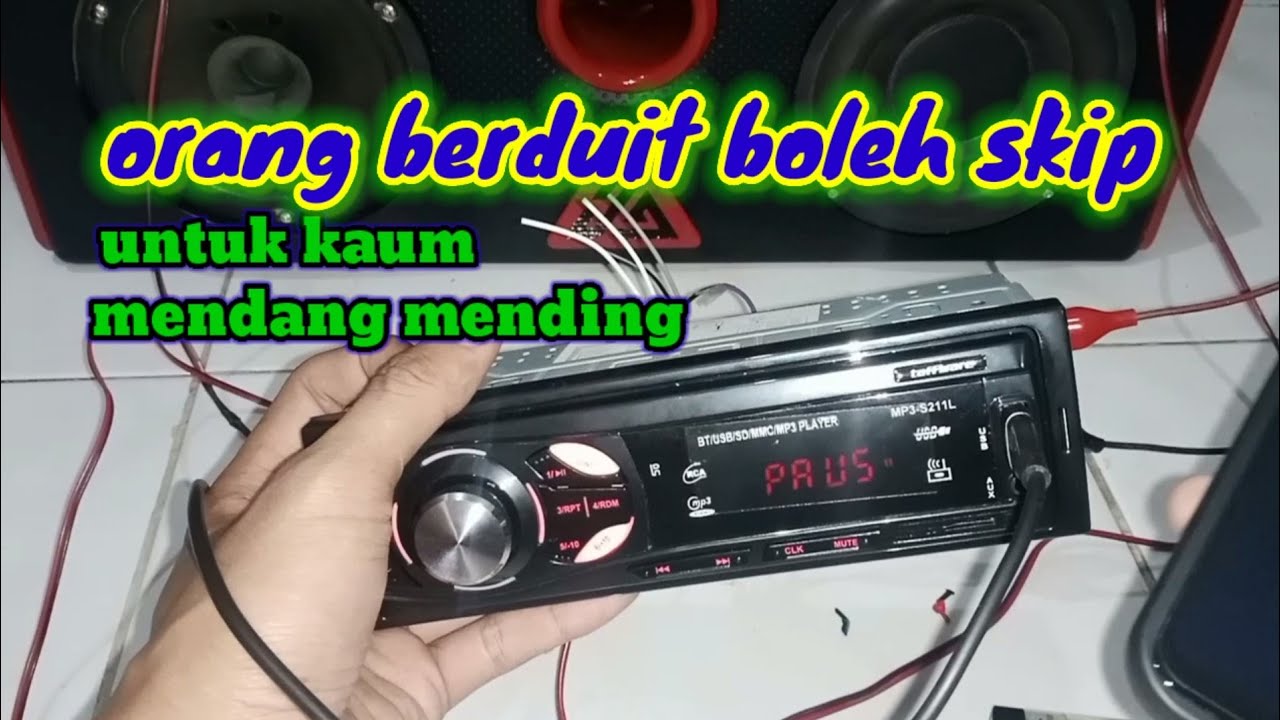 kit amplifier bentuk tape mobil