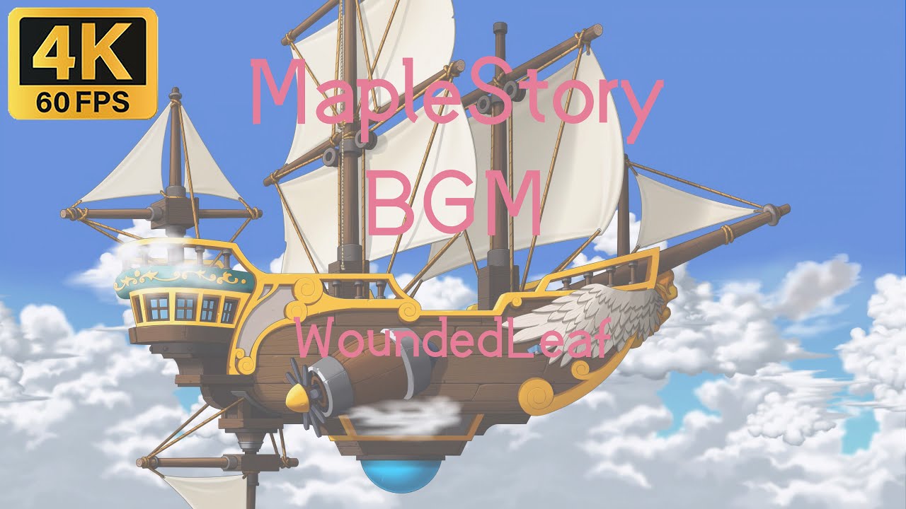 🍁4K60FPS MapleStory 新楓之谷 2-Hours Seamless Version BGM MapleLeaf for studying relaxing memory Enjoy