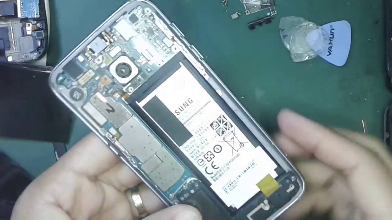 Abrindo Galaxy S7, primeira vez...