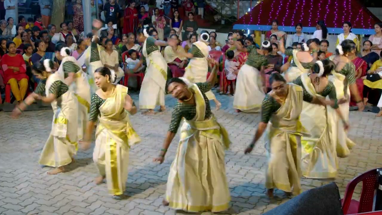 💃കുട്ടനാട്ടിൽപതം കൊയ്ത്തിനു പോകുവാൻ  നാടൻ പാട്ടിന്റെ നൃത്തച്ചുവടുമായി  നരസിംഹ ചൈതന്യ കൈക്കൊട്ടിക്കളി