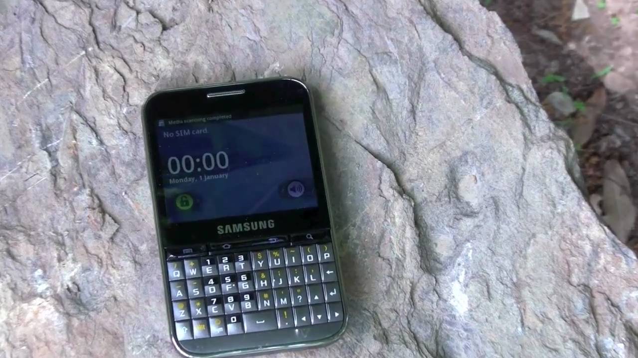 Samsung Galaxy Pro GT B7510, Android 2 2 + Qwerty Unboxing Video