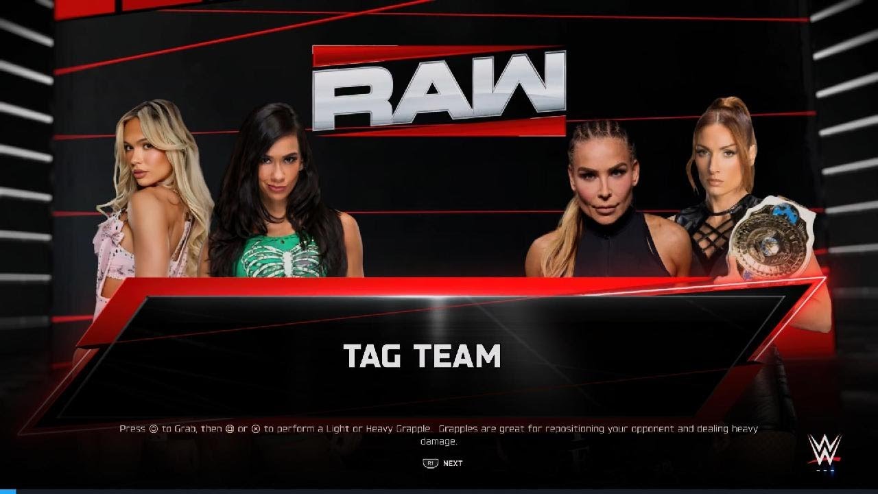 Aj Lee & Maxxine Dupri Vs Natalya & Becky Lynch
