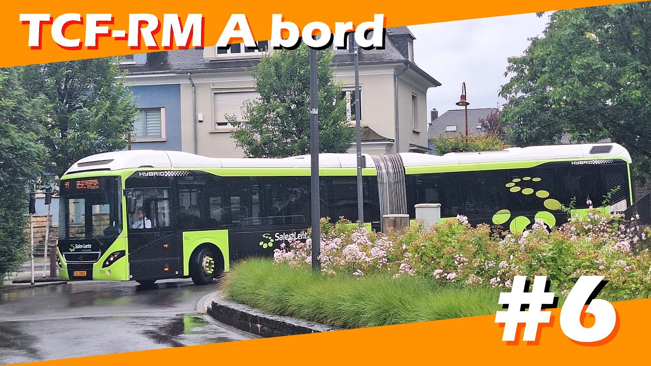 [ TCF-RM ] À bord N'6 : 11 Walferdange, Gemenge Platz - Beggen, Kirch | Volvo 7900AH | Sales-Lentz
