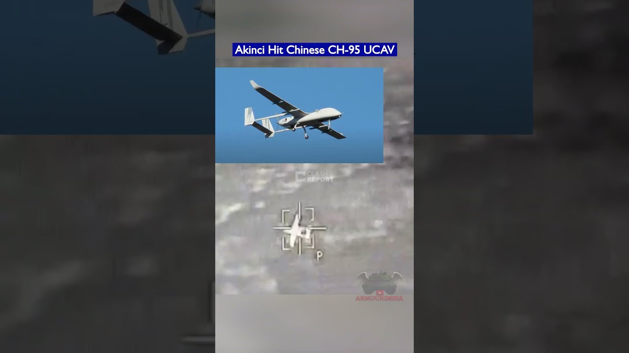 Turkish Akinci Drone Shoots Down Chinese CH-95 in Sudan