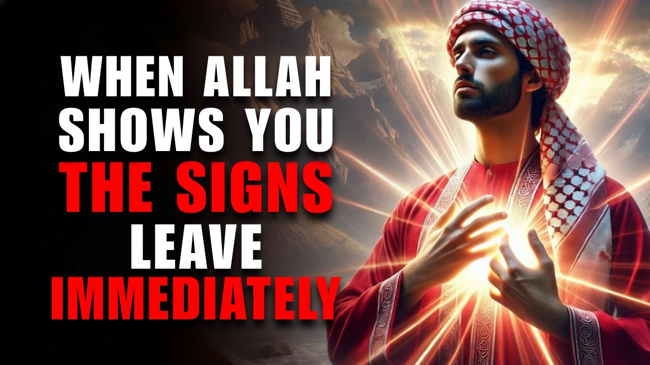 5 Signs Allah Wants You to Leave Before It's Too Late | ISLAM