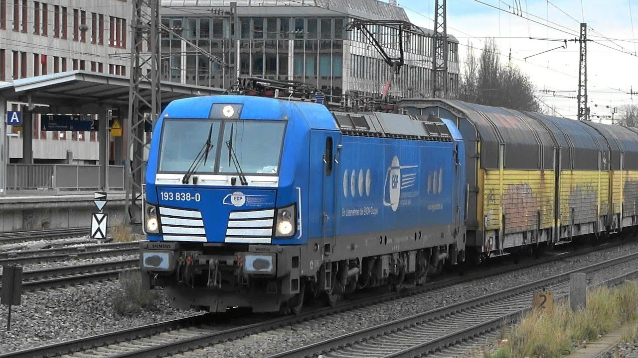 München Heimeranplatz: Railjet2, WESTbahn, Railjet m. ÖBB Werbe-Taurus, S-Bahn m. BR420 & mehr
