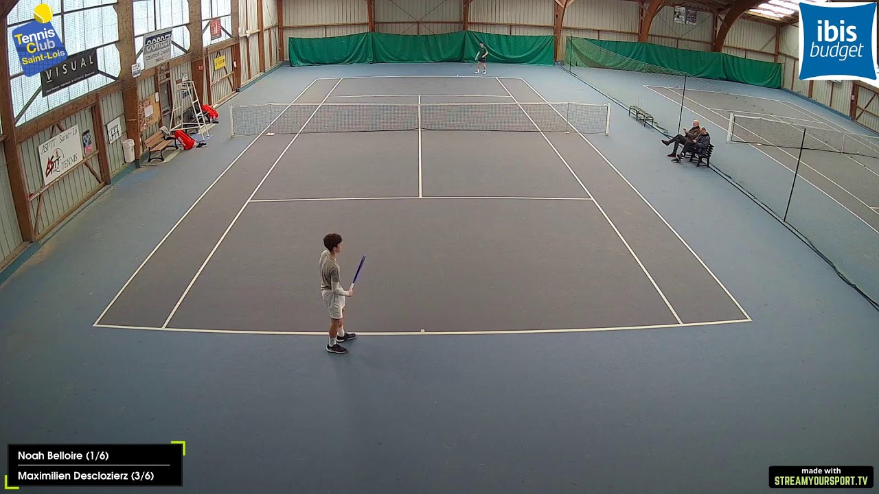 Court 4 : Noah Belloire (1/6) 🆚 Maximilien Desclozierz (3/6)
