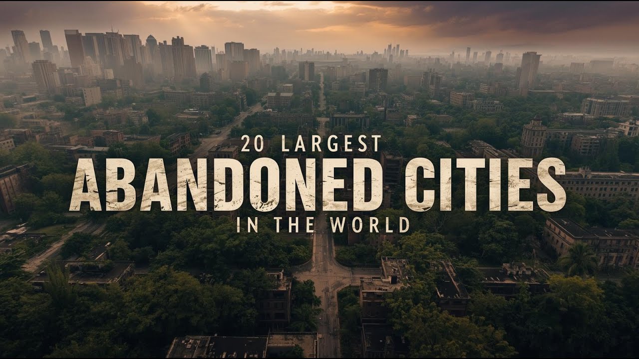 How I Explored the 20 Largest Abandoned Cities on Earth 🌍🏚️