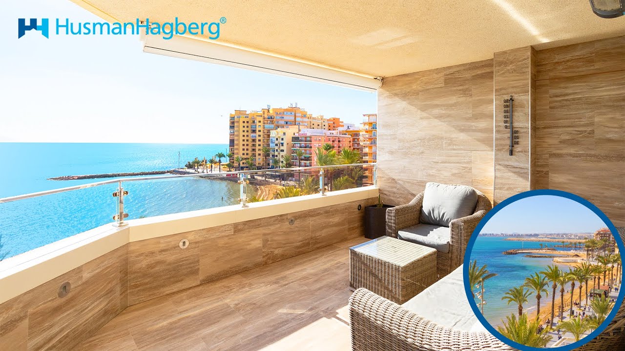 FOR SALE! AMAZING BEACH FRONT apartment in Torrevieja 🌴