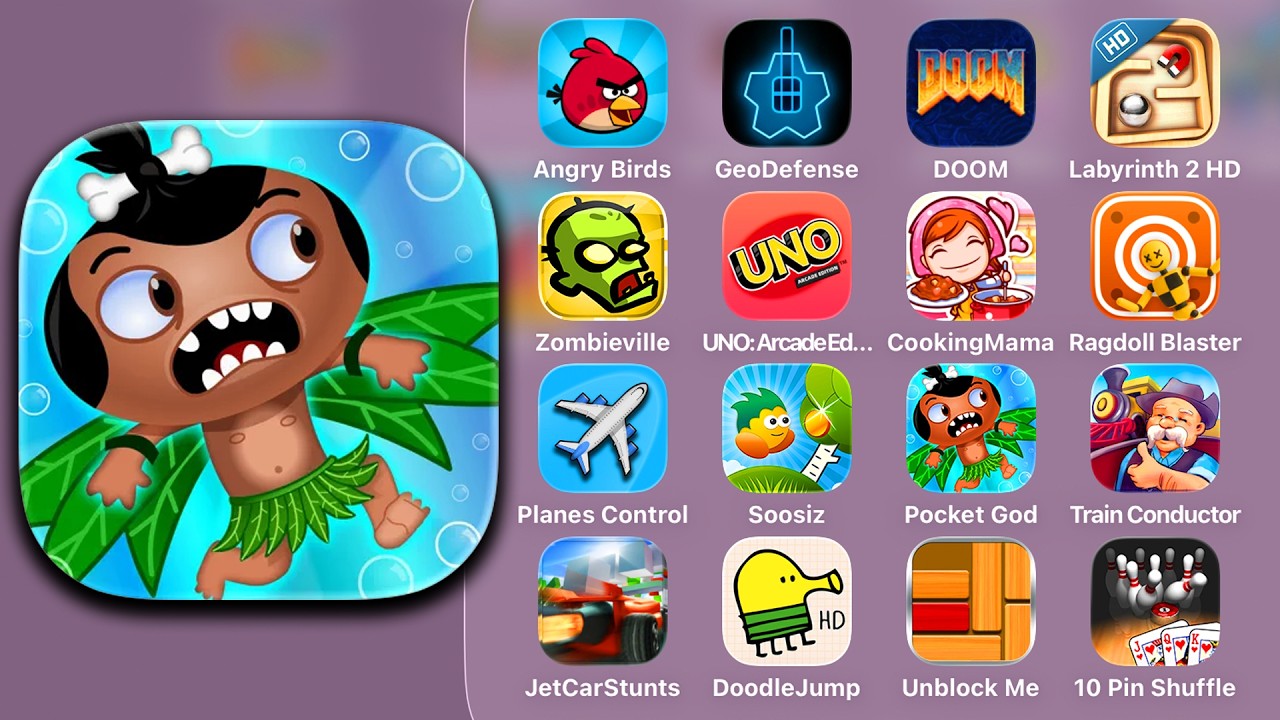 Pocket God - Gameplay Review, Walkthrough - App Store 2009 iOS Top Games