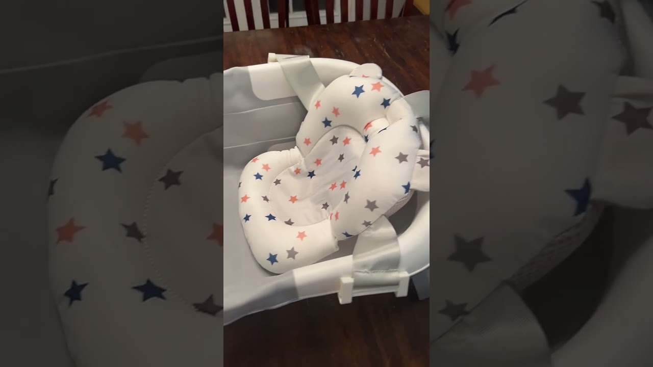 Foldable Baby Bathtub Hack for Small Spaces #baby #bath #mom #pregnant