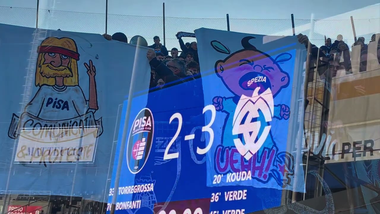 27/1/2024 Pisa-Spezia 2-3 SPEZZINI A PISA
