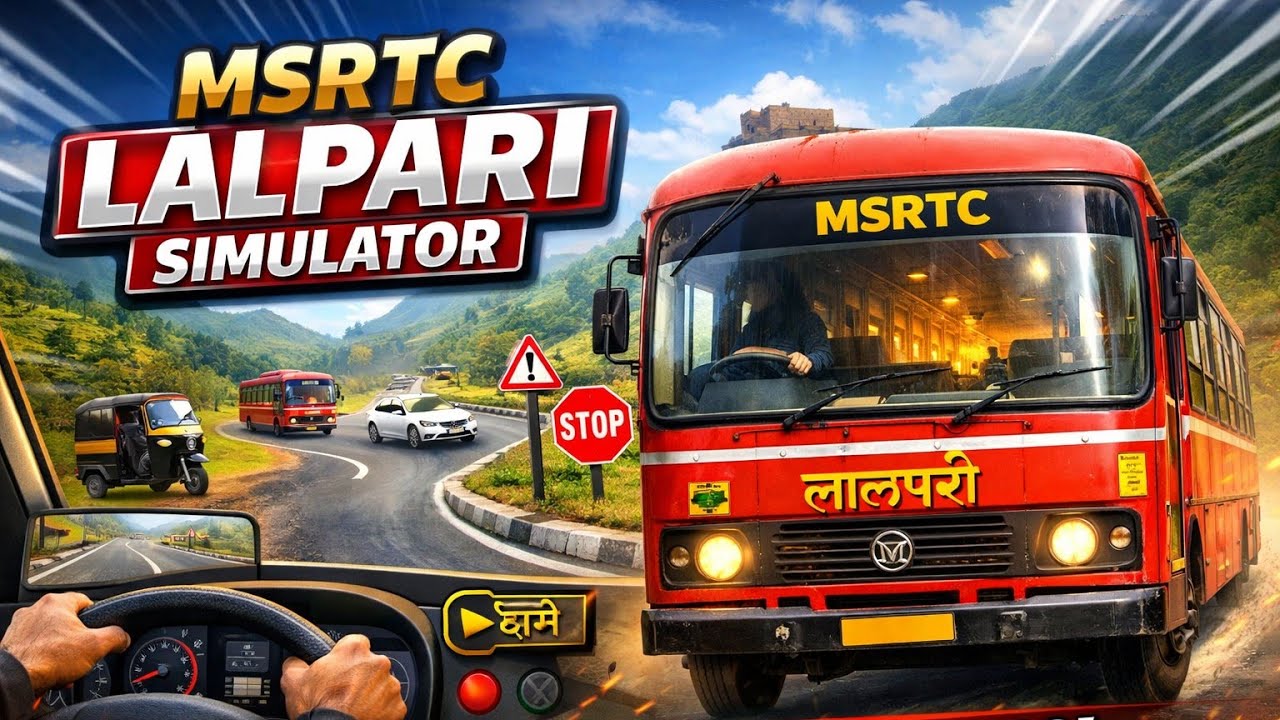 MSRTC Lalpari Simulator – Real Marathi Bus Driving!