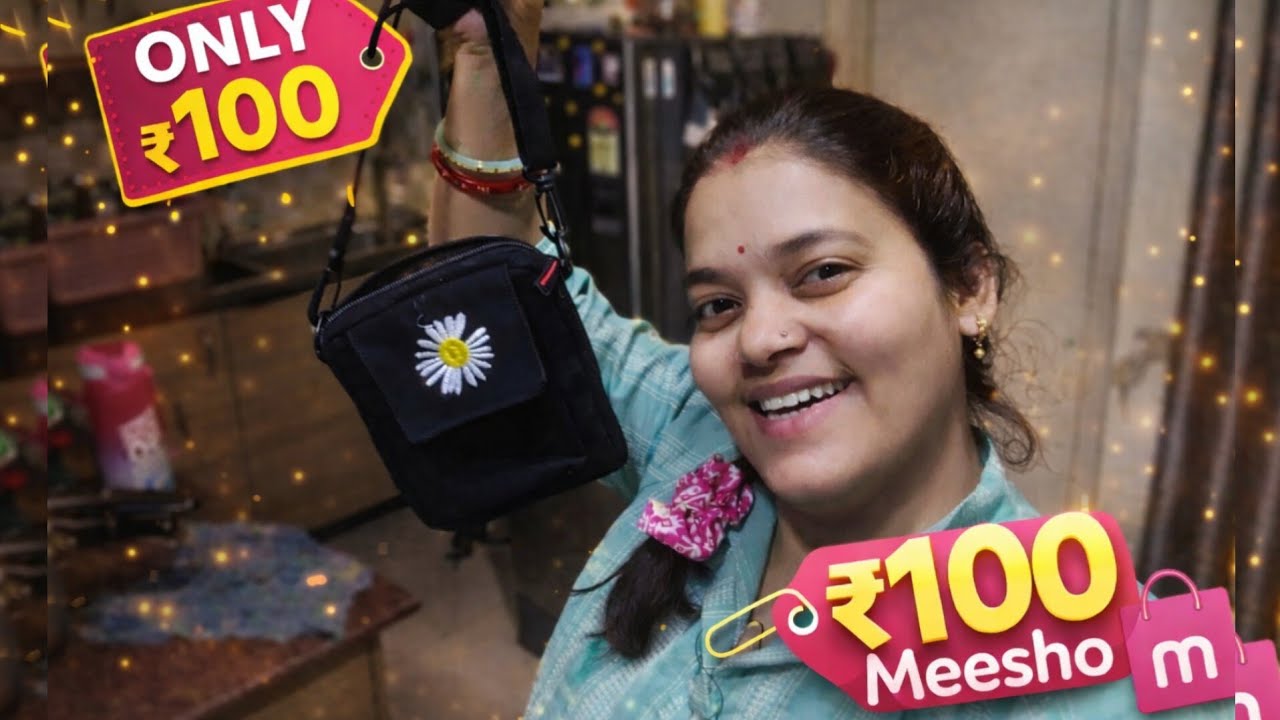 Budget Mein Best 🖤 | Meesho Se Mangwaya Stylish Side Bag ✨