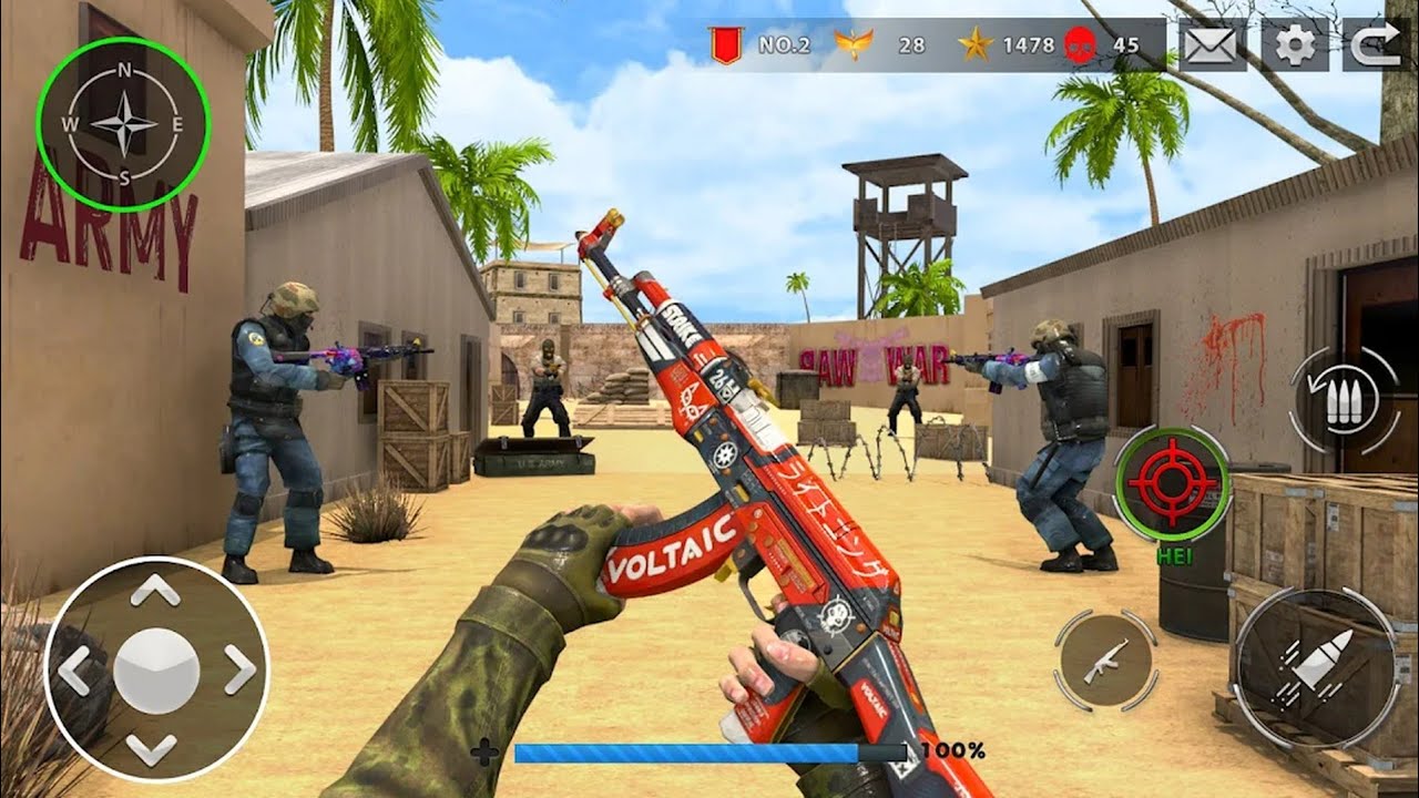 ONLI AK47 strike ops gameplay video hosting ☠️