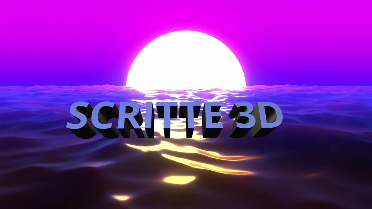 FUSION - Scritte 3D