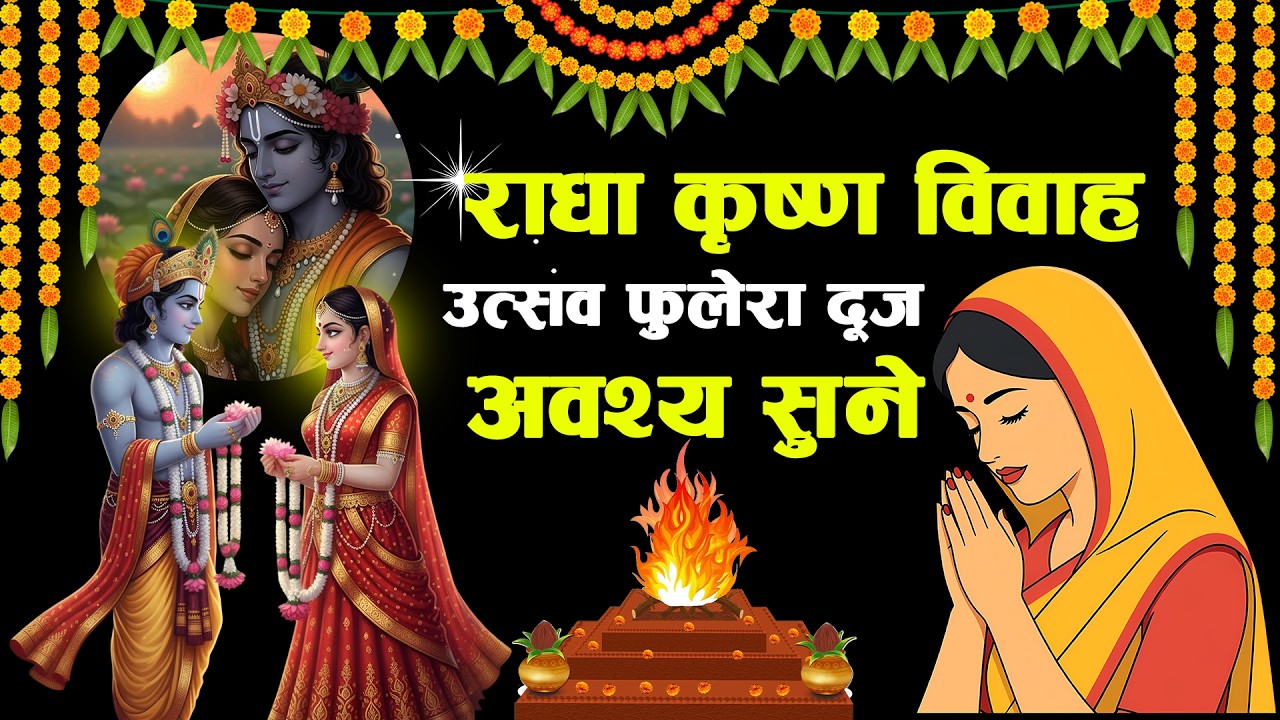 राधा कृष्ण विवाह उत्सव | Radha Krishna Vivah katha | Phulera Dooj 2026 | #phuleradooj #radhakrishna