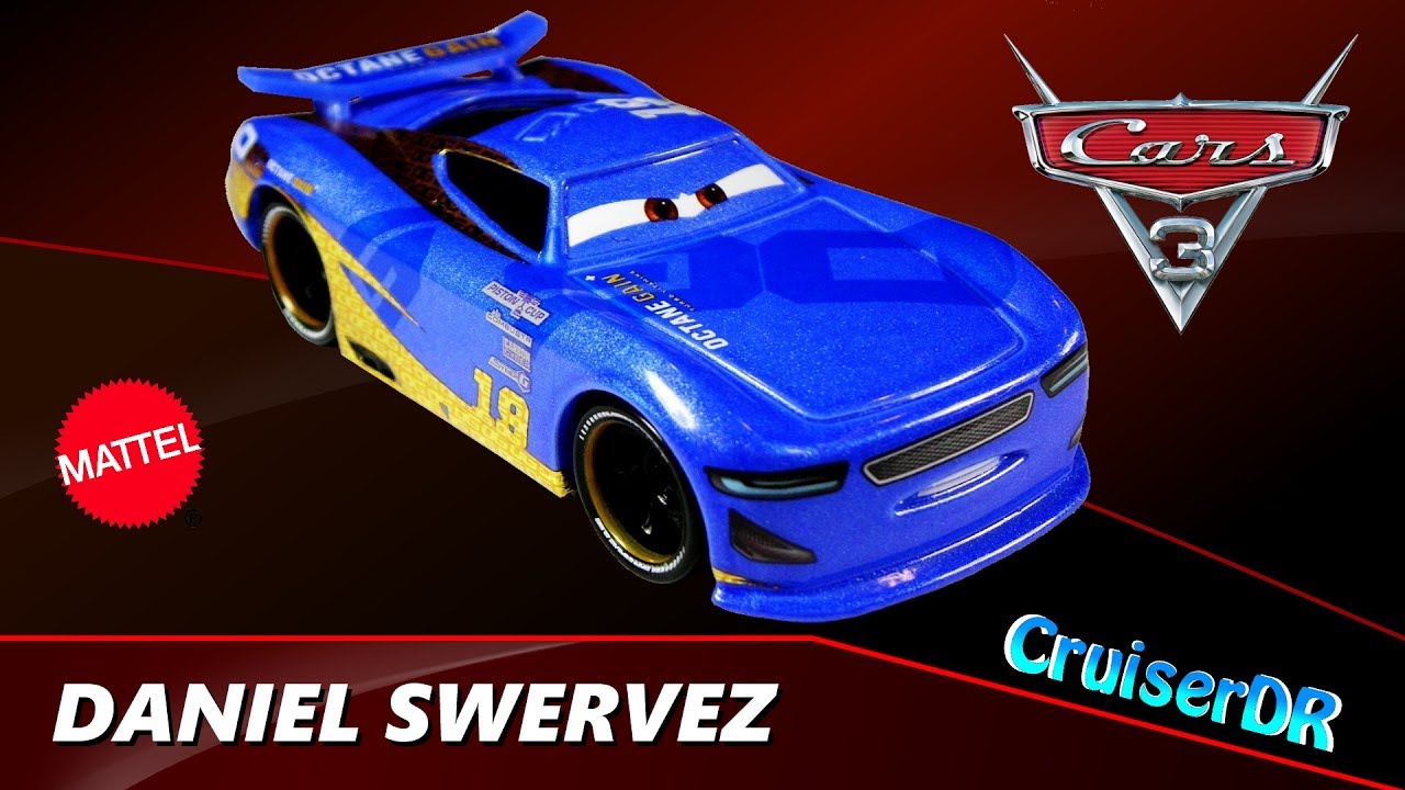 Disney Pixar Cars 3 Diecast Daniel Swervez ( Team Octane Gain ) 1:55 Mattel