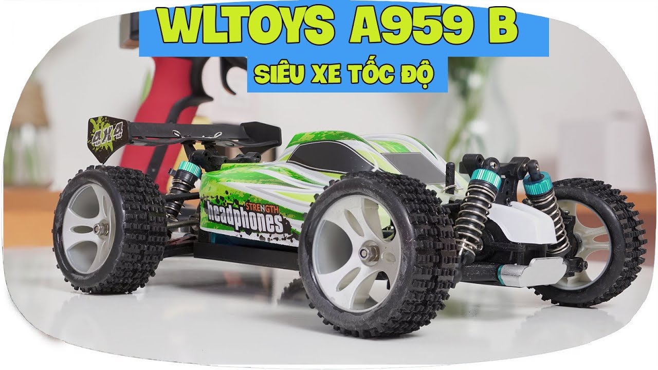 LKRC - Review Mở Hộp Ô Tô Điều Khiển Từ Xa WLtoys A959 B