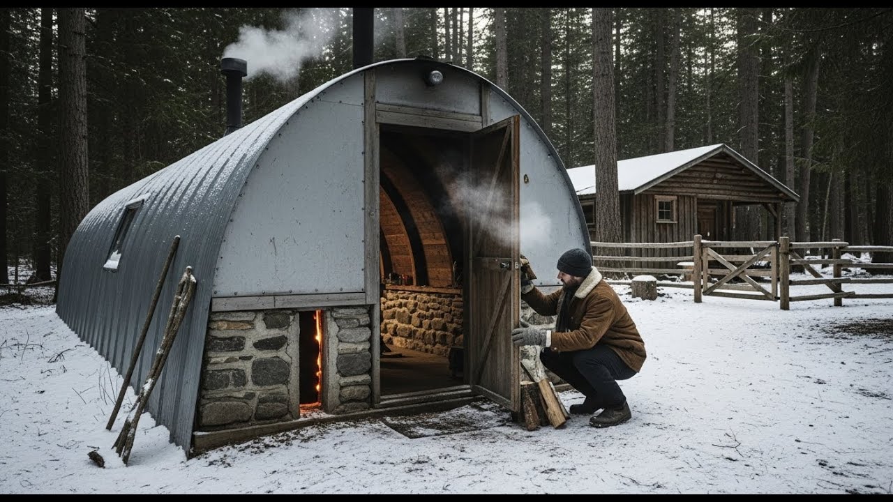 Everyone Mocked His Quonset Cabin Was Stupid — Then It Held 70°F More Heat