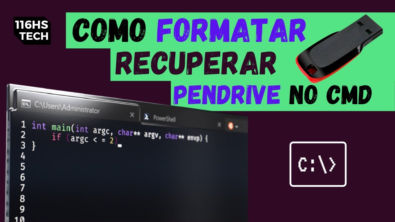 Como Recuperar um Pendrive no Formato 