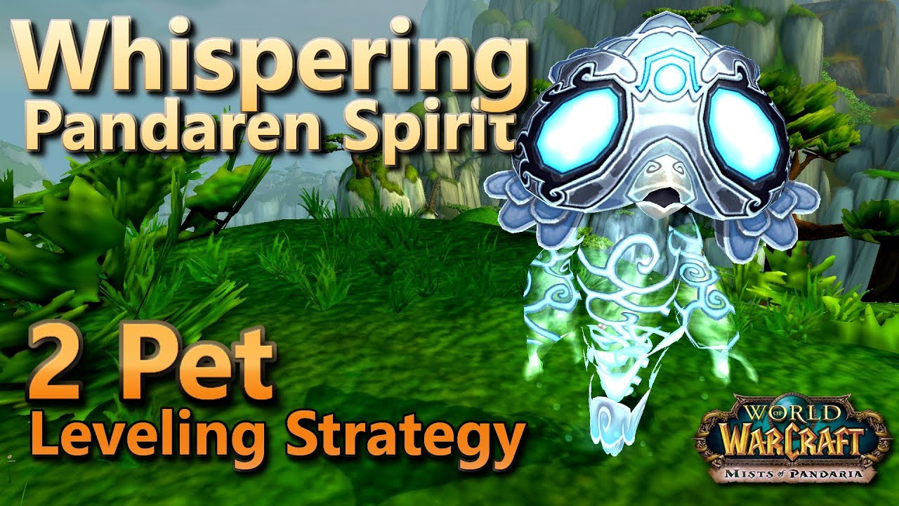 Whispering Pandaren Spirit 2 Pet Leveling Guide Warcraft Pet Battle