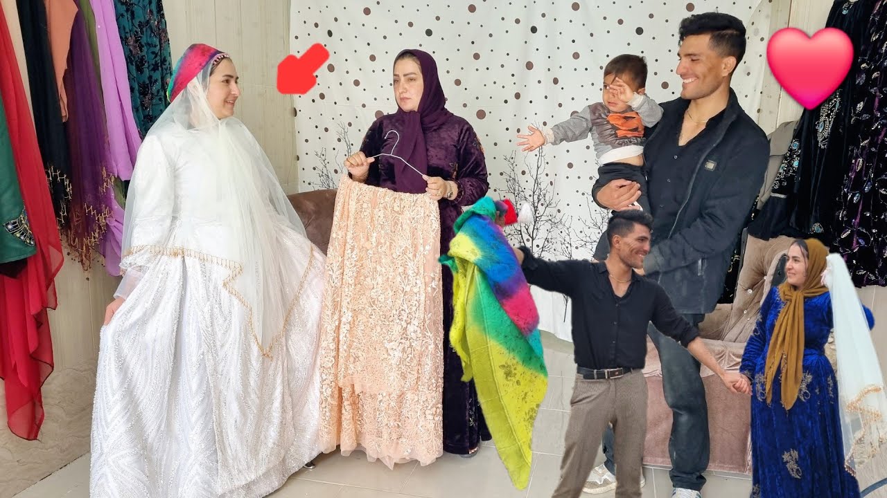 Afshin and Leila's trip to the city to buy bride and groom clothes and Leila's dance❤️