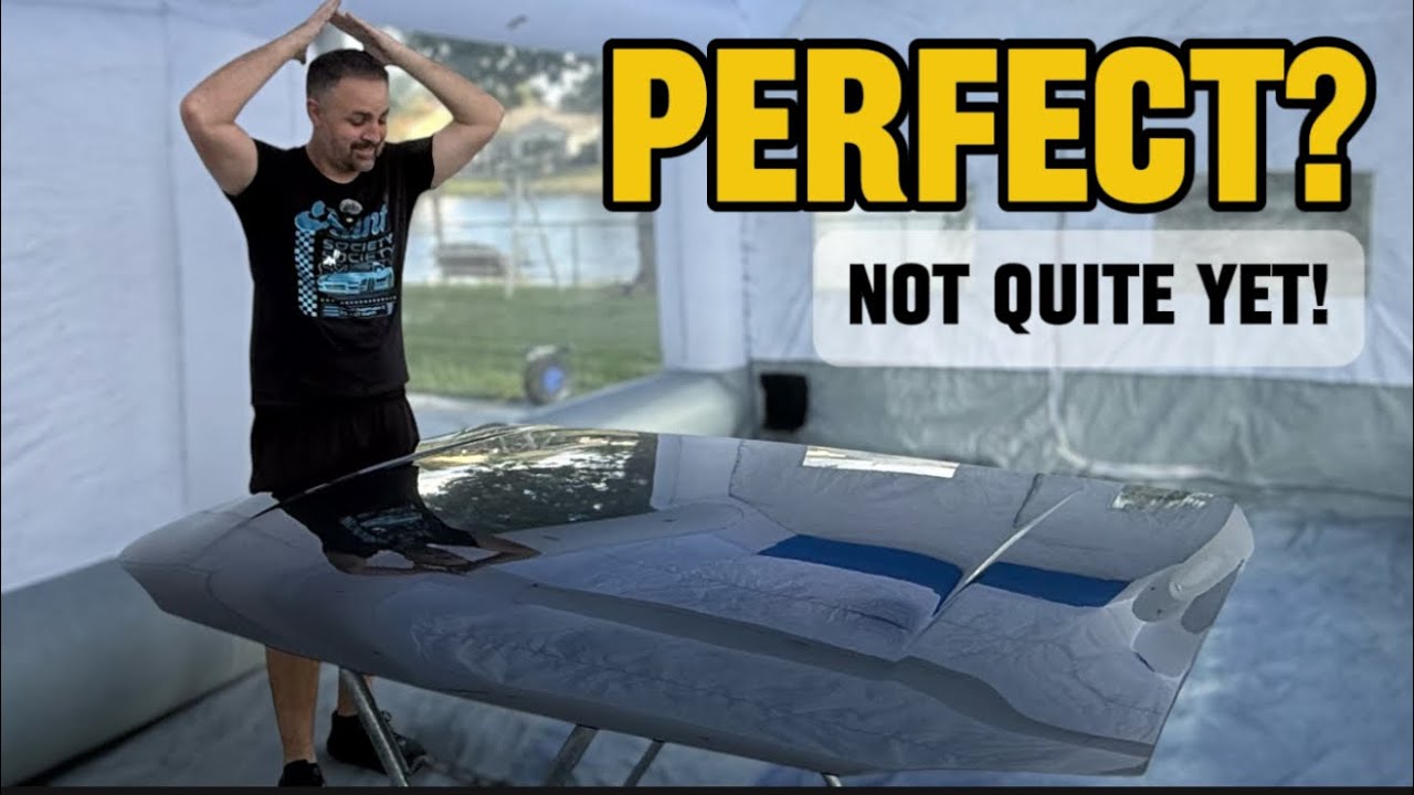 The Not So Perfect Paint Job! Dirt, Fisheyes, and Dieback! Painting Cars from Home, Episode 5