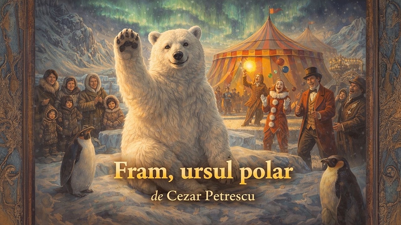 Fram, ursul polar (de Cezar Petrescu) | Colectia de basme si povesti pentru copii si parinti ✨