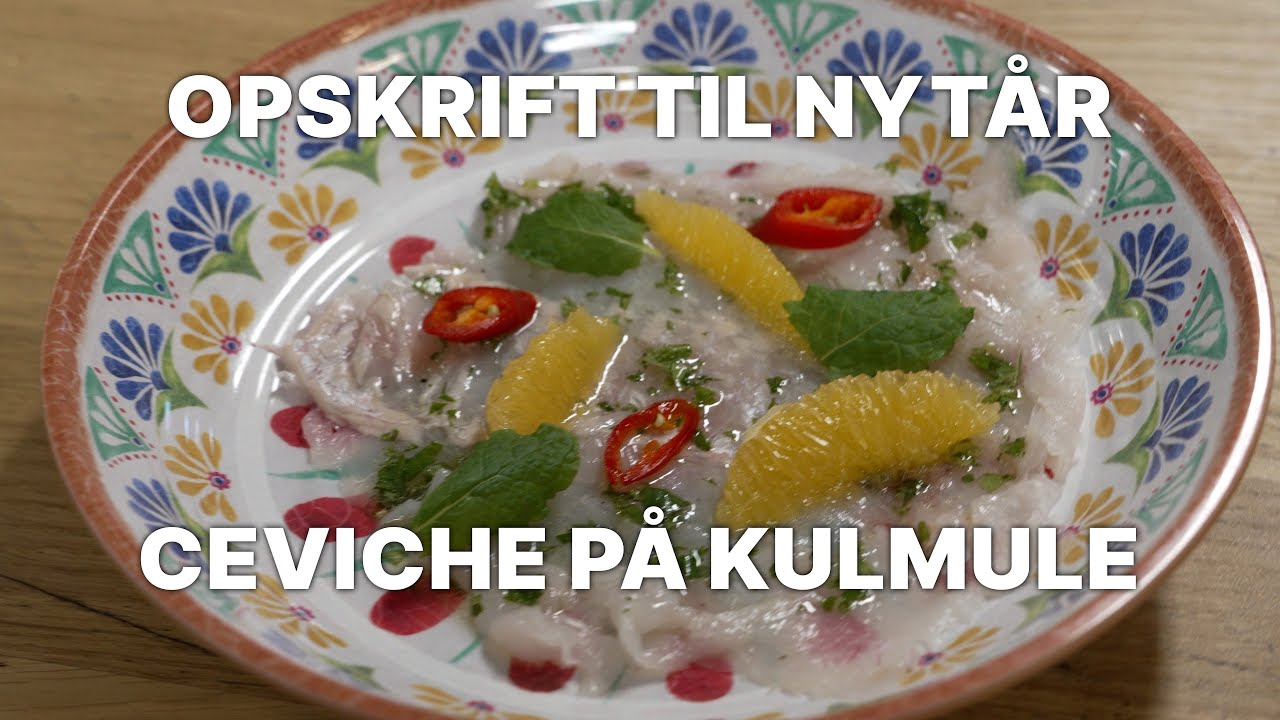 Lækker opskrift på kulmule-ceviche til nytårsaften