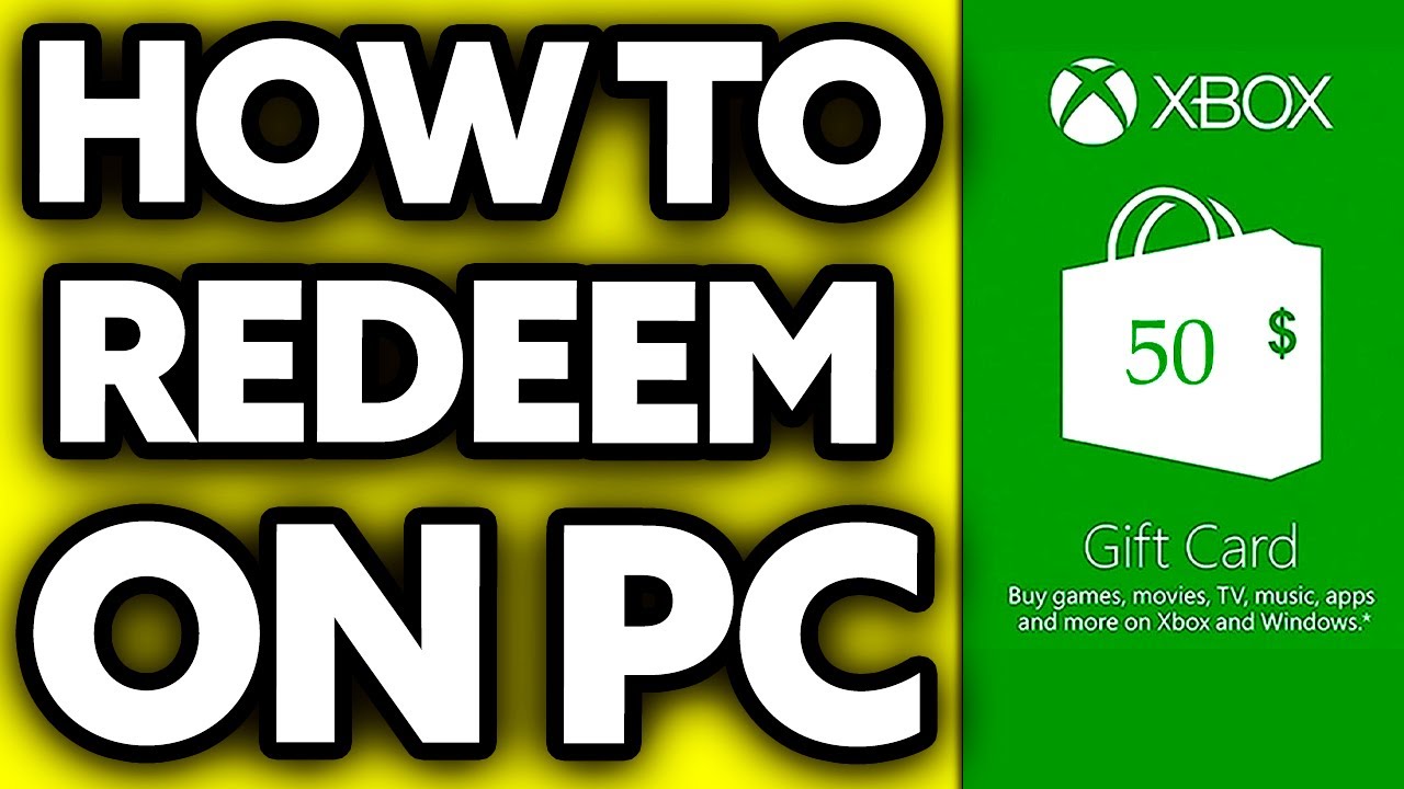 How To Redeem Xbox Gift Card on PC (2025)