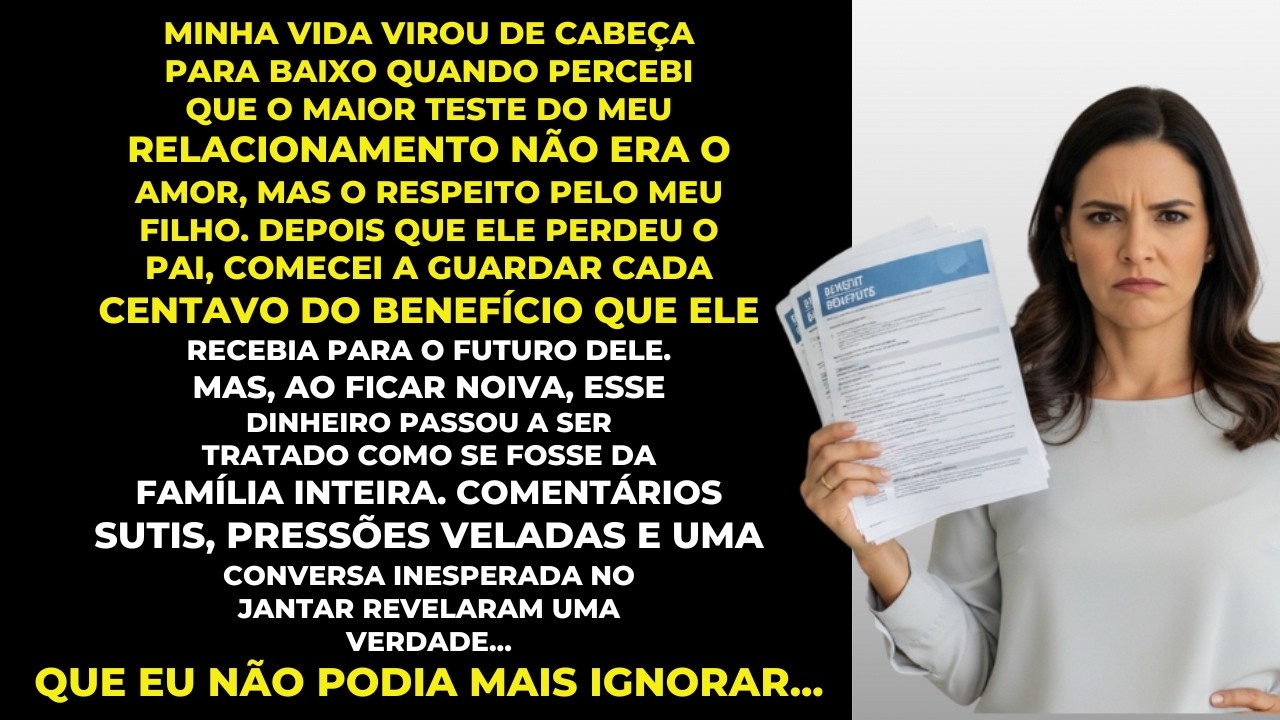 Eu me neguei a usar o benefício do meu filho com minha nova família, então meu noivo mostrou quem