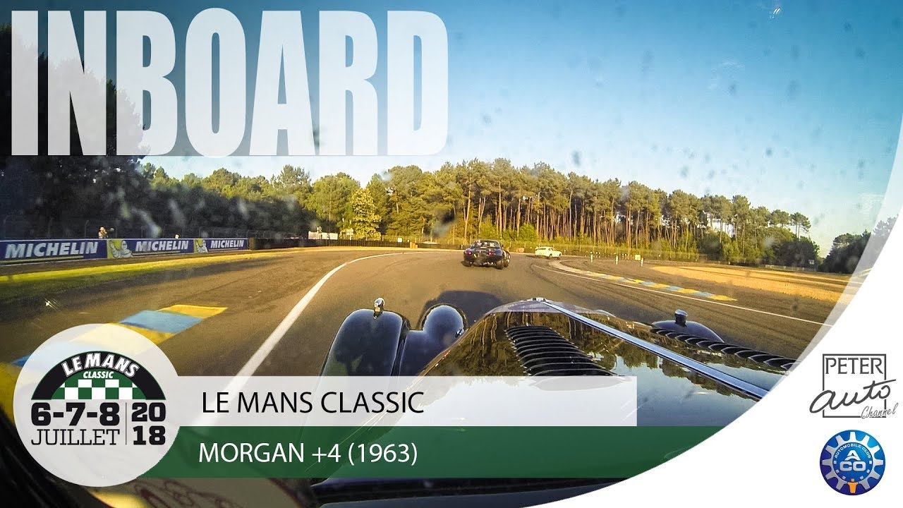 BATTLE during twilight hours in Le Mans Morgan on board