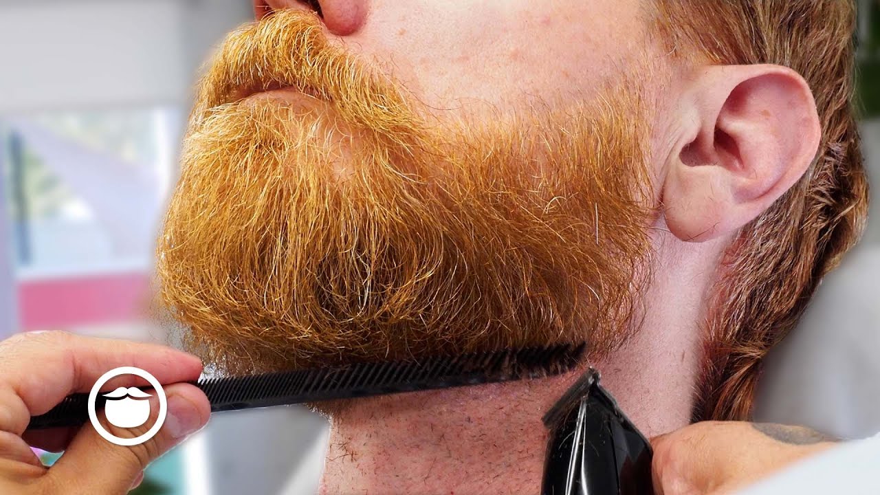 Uneven Beard Gets Shaped For Symmetry