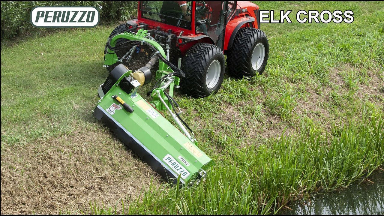 ELK CROSS Trincia Fossi e Filari PERUZZO / ELK CROSS Slope Mower and  Vineyards and Orchards PERUZZO
