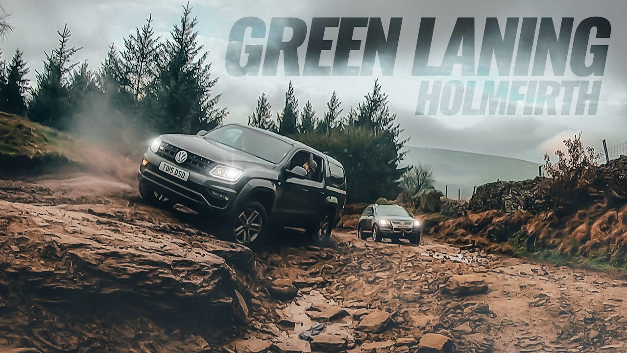 3.0 V6 Amarok и 5.0 V10 Touareg Green Laning Holmfirth