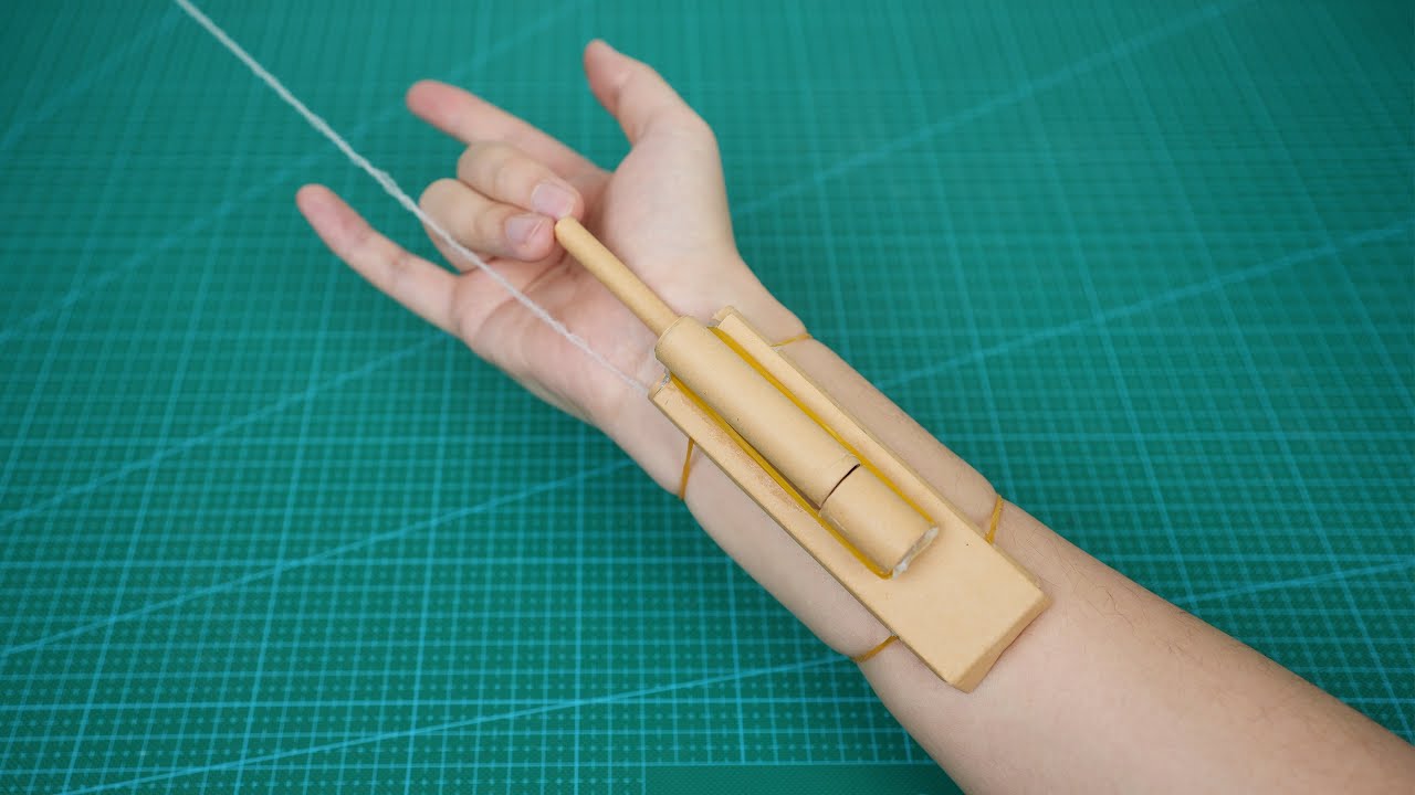 【Daoche】Origami - Spider silk launcher // 用A4紙做的蛛絲發射器，蜘蛛俠看了都想要！