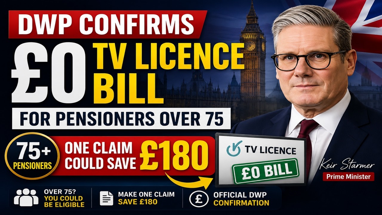 Free TV Licence for Over-75s: DWP Reveals How One Benefit Claim Could Cut &pound;180 in Costs