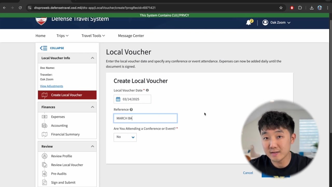 How to Submit an IDT Travel Voucher in DTS