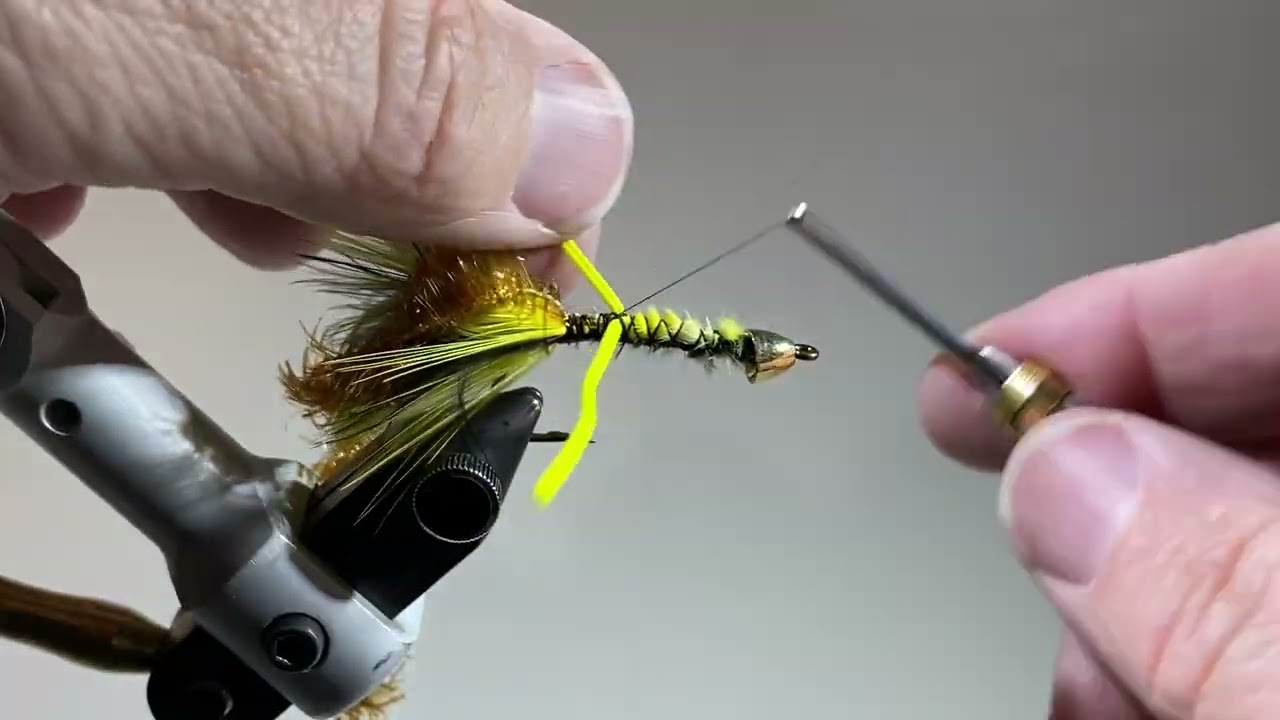 Tying a Tequeely Smallmouth Bass fly.