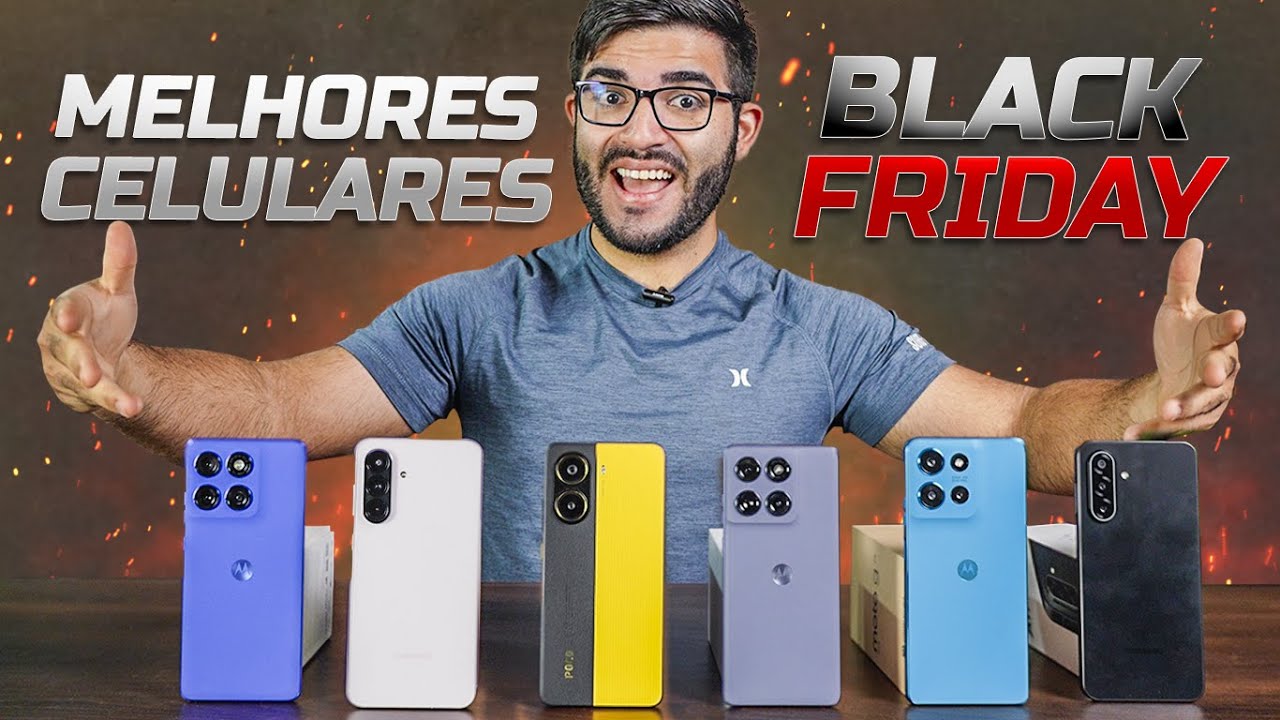 SEM MEDO! TOP 6 Melhores Smartphones para COMPRAR na BLACK FRIDAY 2025 (testados e aprovados)