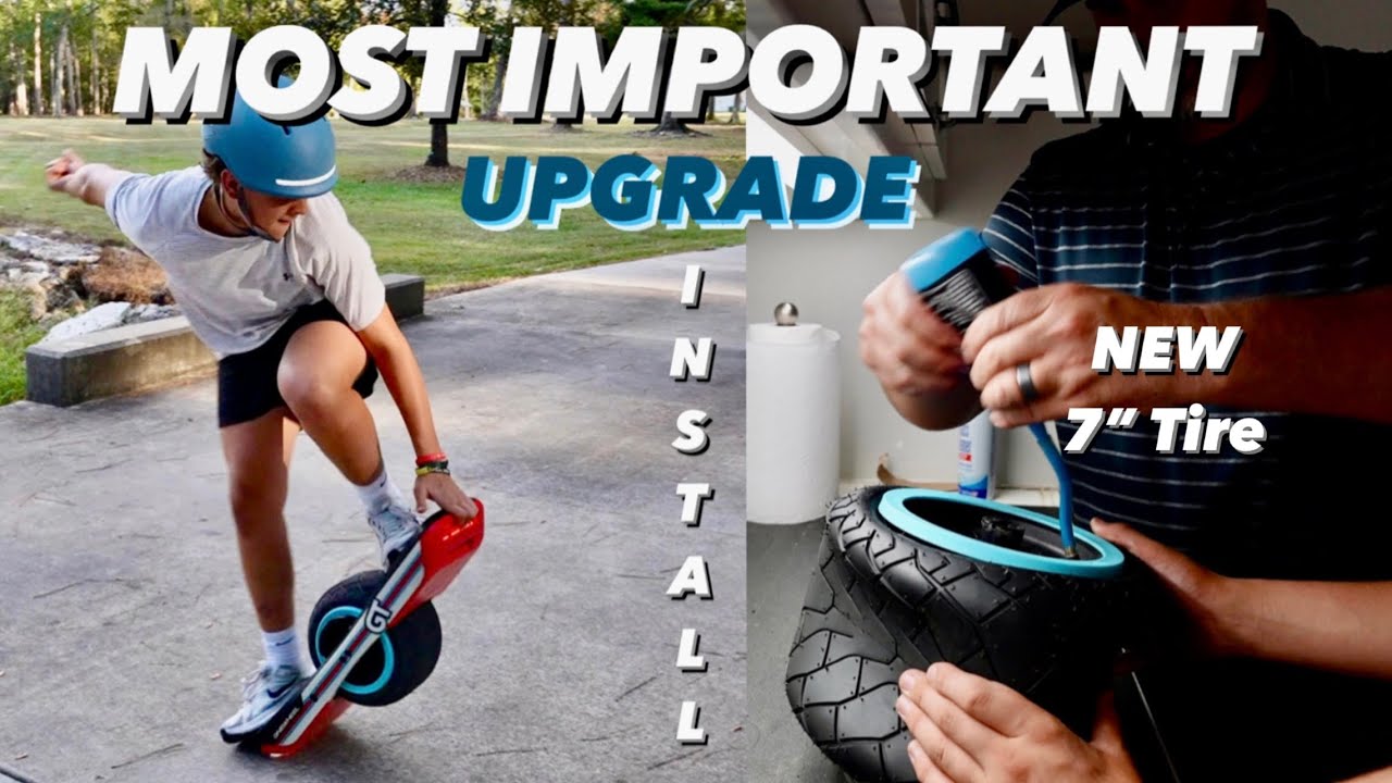 NEW 7&rdquo; Performance TIRE INSTALL and First Impressions ONEWHEEL GT
