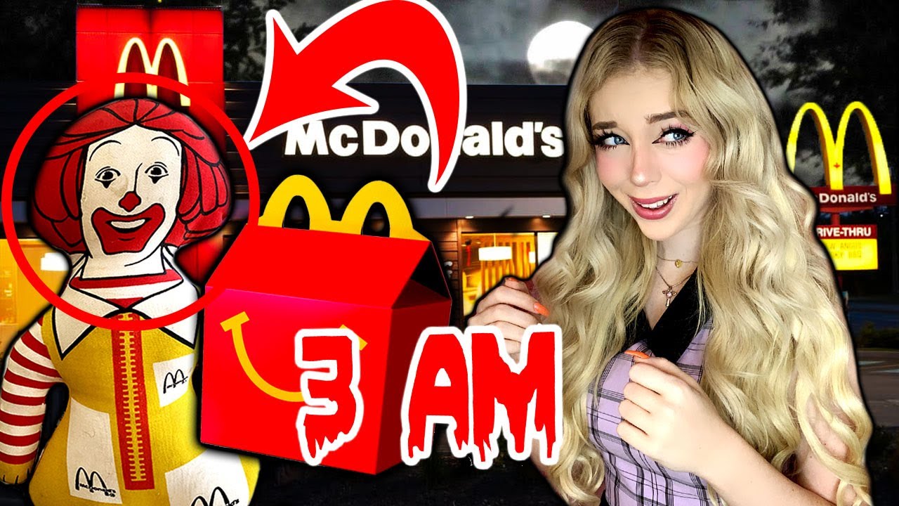 DO NOT GET A MCDONALDS HAPPY MEAL AT 3 AM!! (THEY GAVE ME A HAUNTED DOLL TOY!!!)