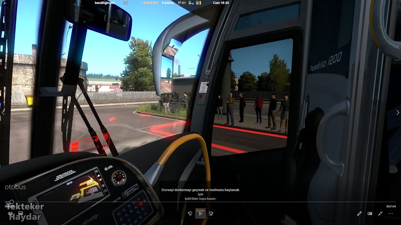 ETS2 1.36 - Otobüs Terminalleri ve Otobüsler / Kolayca otobüs sürücüsü olun.