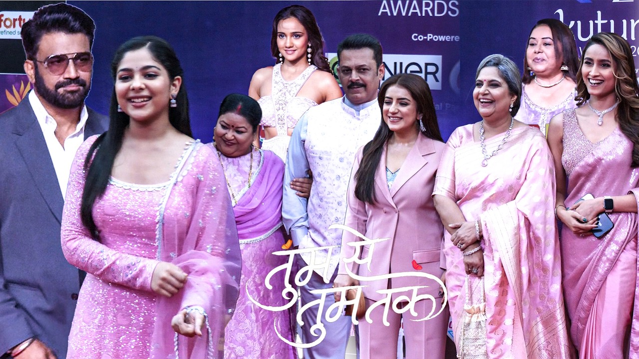 Tum Se Tum Tak Star Cast arrive at Zee Kutumba Awards 2026 | Sharad Kelkar Niharika Chouksey