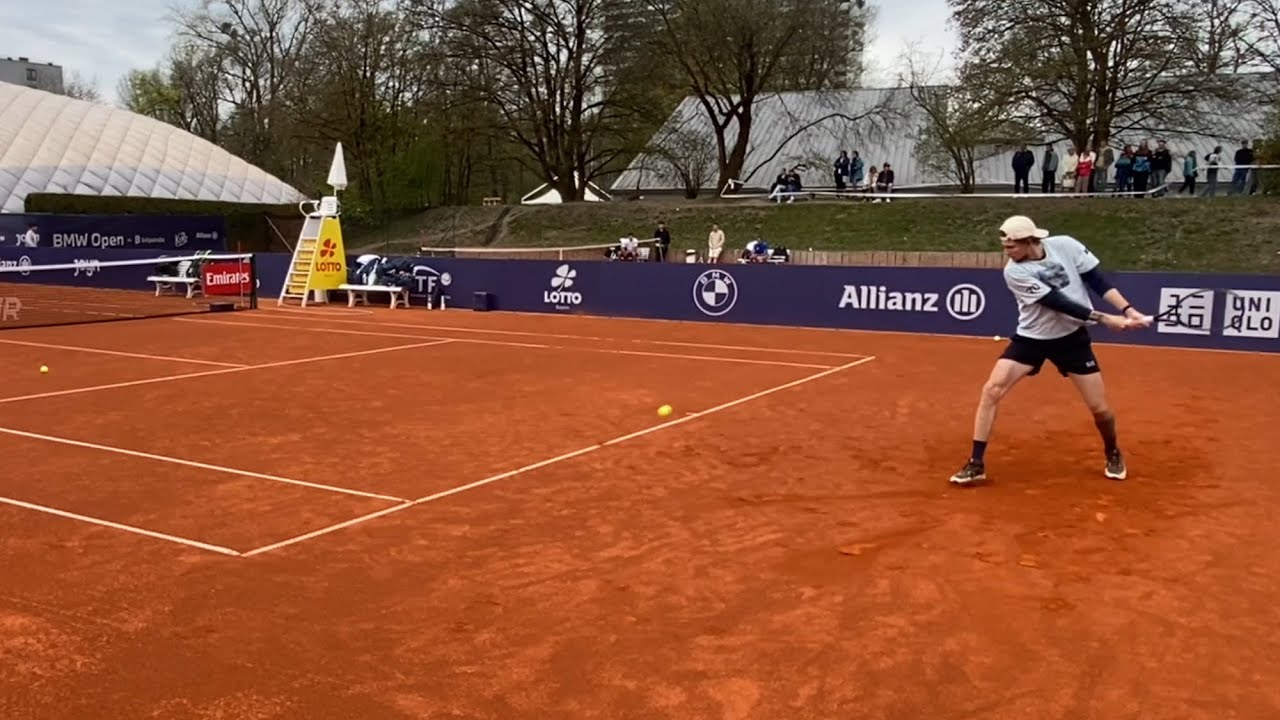 Alexander Bublik Court Level practice 2025