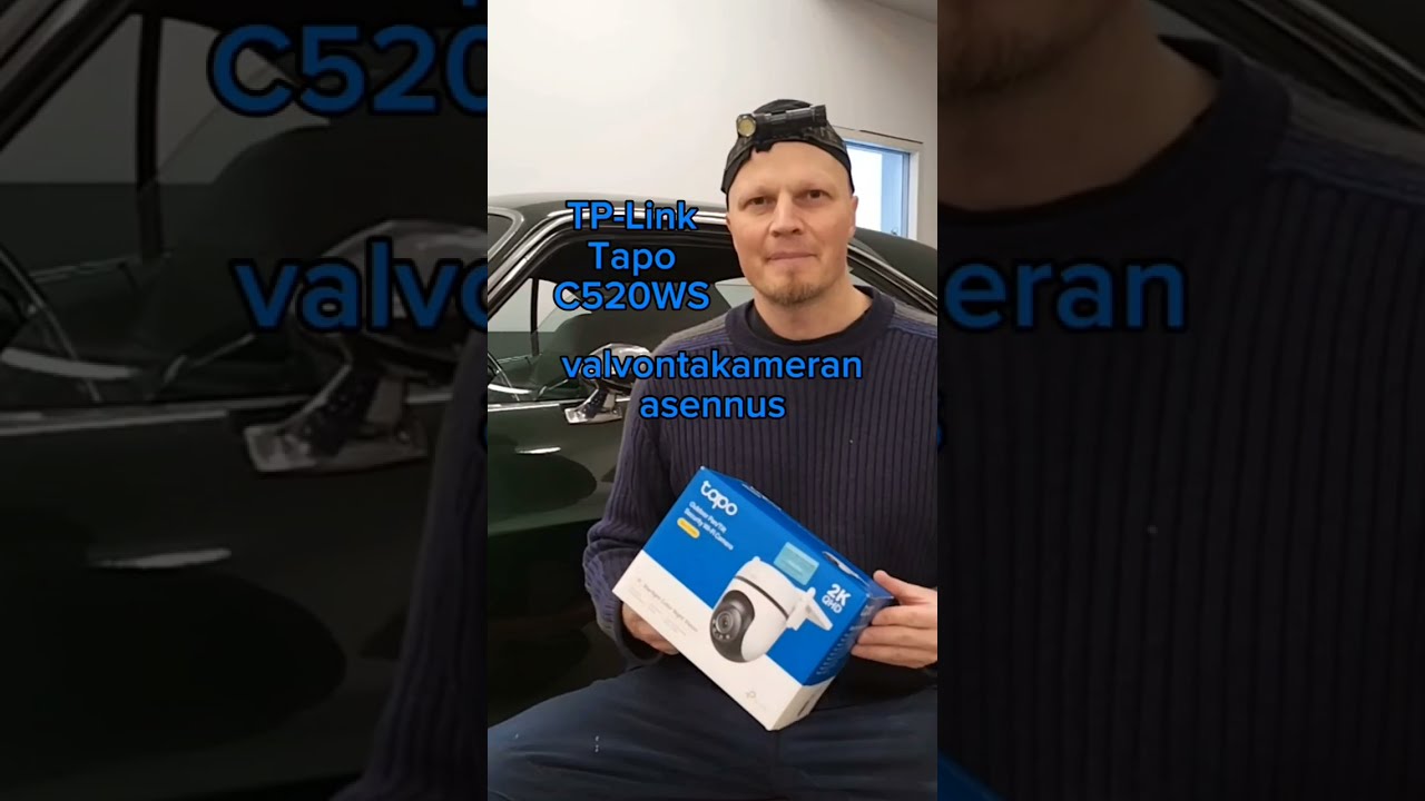 Tallentavan ja edullisen wifi-valvontakameran asennus (TP-Link Tapo C520WS)