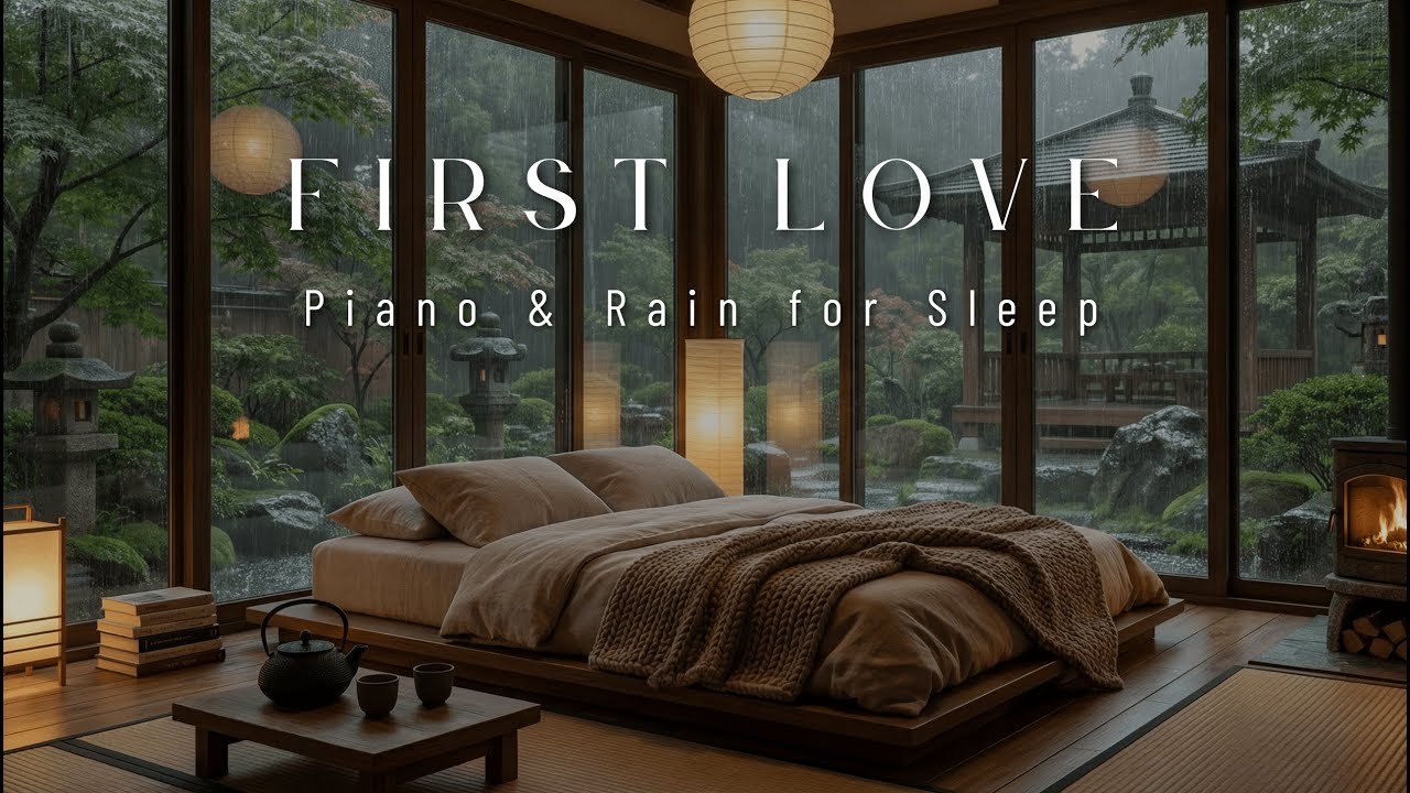 Ethereal Piano & Rain Sounds for Romantic Daydreams | First Love